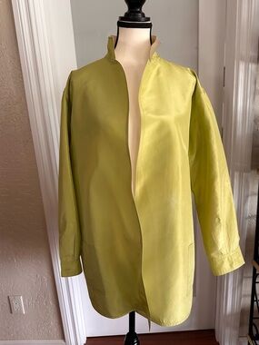 Silk Shatung reversible jacket large